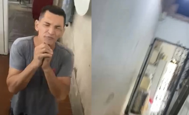 Eletricista é flagrado alici4nd0 criança de 5 anos na Praça 14; veja vídeo