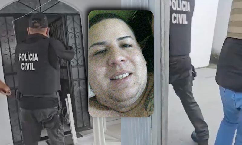 Veja momento em que “Carlinhos Panda”, chefão do tráfico no Alvorada, é preso durante operação em Manaus