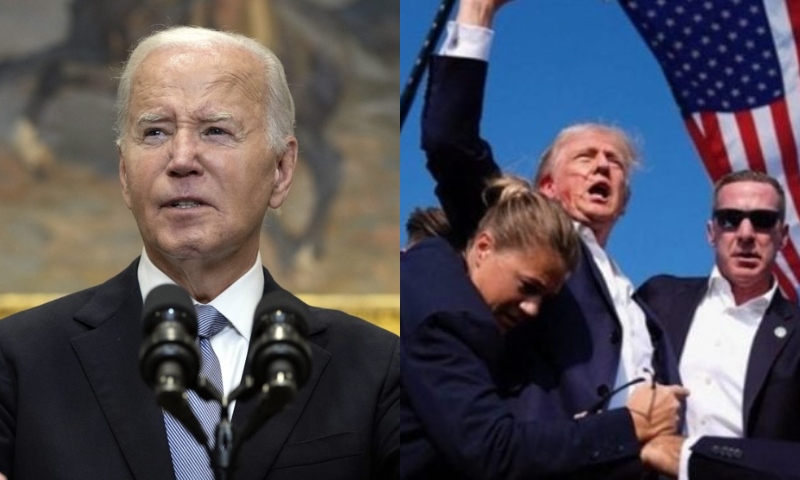 Biden diz que é preciso ‘baixar a temperatura’ após atent4do contra Trump