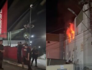 Heróis: funcionários do Baratão da Carne apagam incêndio em Clínica no Parque 10; veja vídeos