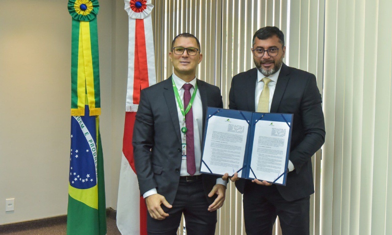 Wilson Lima assina protocolo de intenções com Banco da Amazônia para impulsionar o desenvolvimento socioeconômico