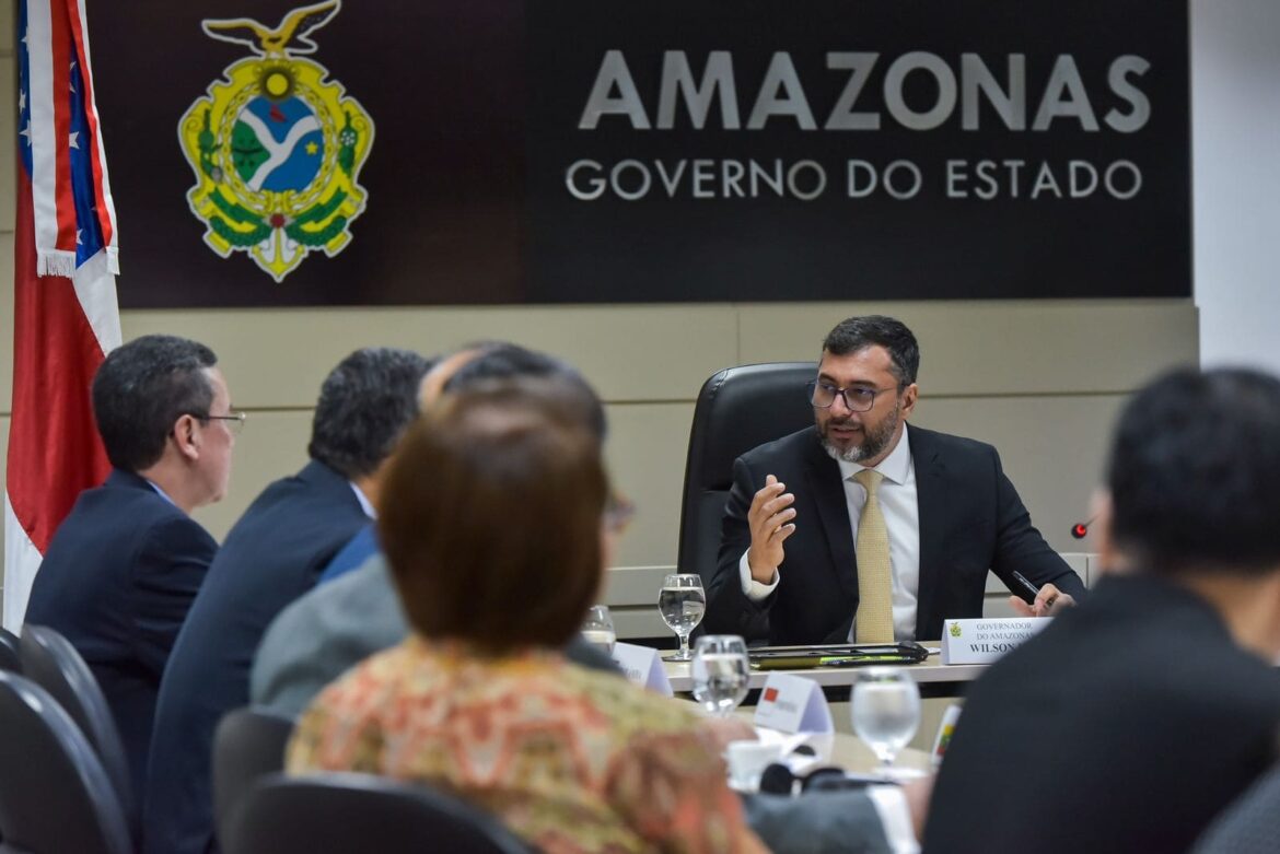 Governador Wilson Lima propõe ações de cooperação com embaixadores da Ásia