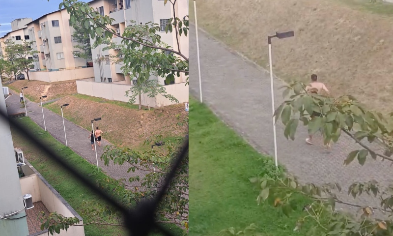 Morador ame4ça m4tar síndica com m4chadinha em condomínio no Lago Azul; veja vídeo