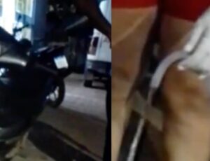 "Lavando as fer1das": homem sobrevive após ser "ticad0" por rival em Parintins; veja vídeo