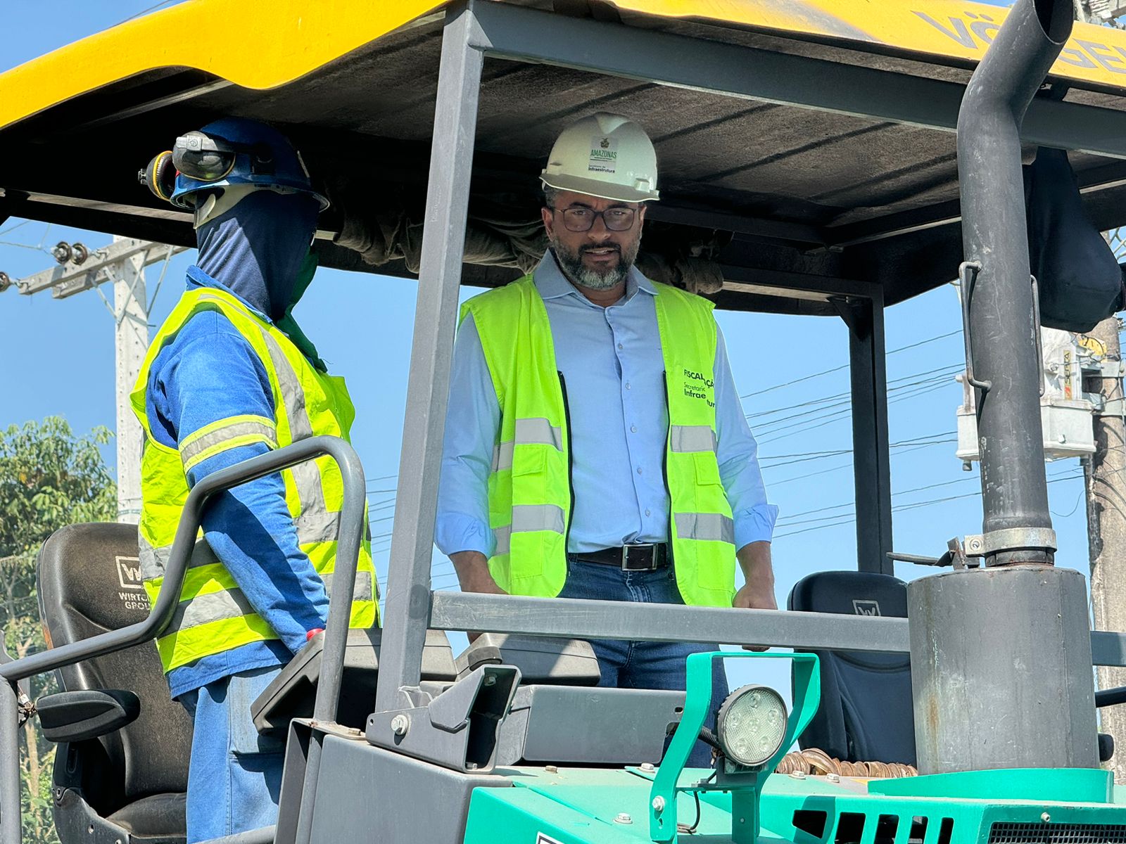 Governador Wilson Lima vistoria retomada das obras da rodovia AM-010
