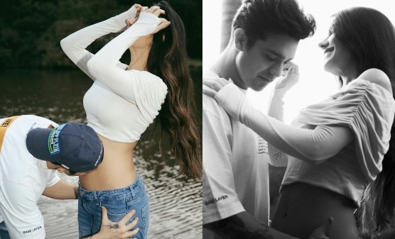 Luan Santana e Jade Magalhães anunciam gravidez do 1º filho: “Te esperando”