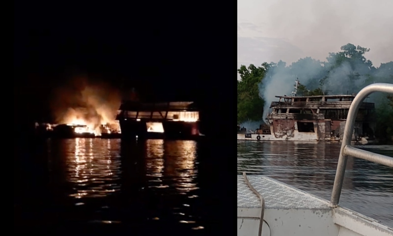 Embarcação explode e deixa várias pessoas gr4vemente fer1das no interior do Amazonas; veja vídeo