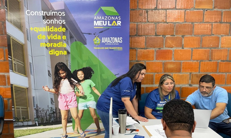 Amazonas Meu Lar registra 363 atendimentos presenciais na primeira semana