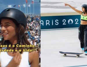 Rayssa Leal pode sofrer punição por usar linguagem de sinais para exaltar Jesus Cristo