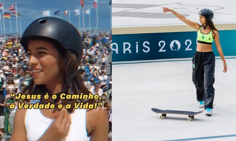 Rayssa Leal pode sofrer punição por usar linguagem de sinais para exaltar Jesus Cristo; veja vídeo