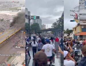 Venezuelanos não aceitam manipulação eleitoral e protestam nas ruas contra Maduro; veja vídeos