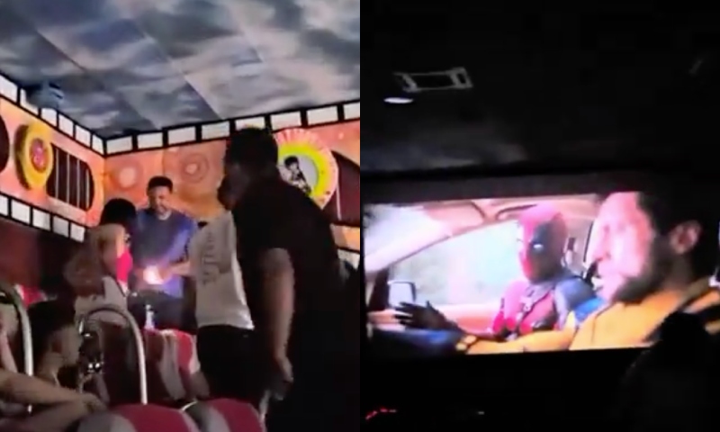 Fiel encontra marido assistindo “Deadpool e Wolverine” no maior love com amante e faz barraco em cinema; veja vídeo