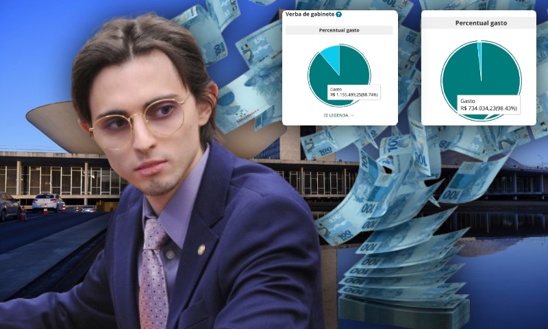 “Dinheiro voa em Brasília”: Amom prega discurso contra o “Fundão Eleitoral” mas gasta quase R$ 2 milhões com verba de gabinete