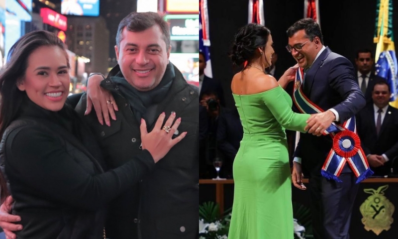 Governador Wilson Lima e primeira-dama Taiana Lima se separam após 10 anos de casamento