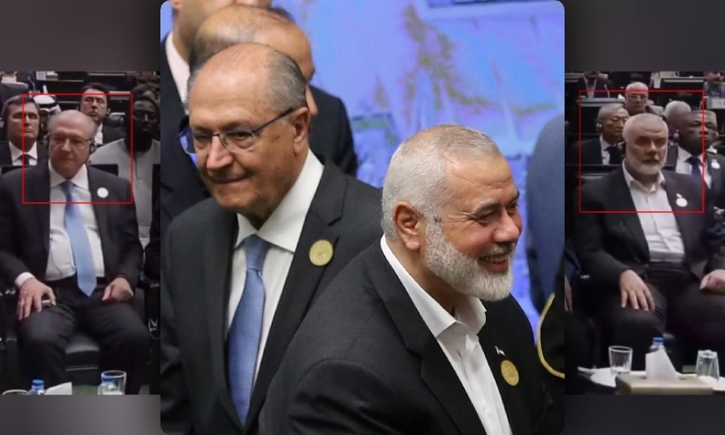 Alckmin aparece perto de Ismail Haniyeh horas antes de líder do Hamas ser morto no Irã