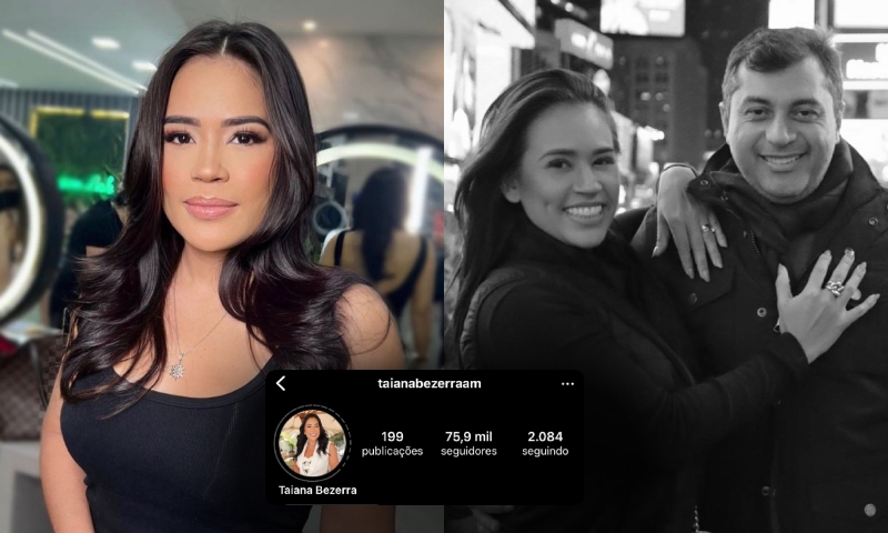 Após vazar separação com Wilson Lima, Taiana atualiza rede social com nome de solteira