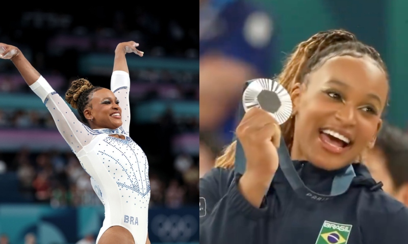 Rebeca Andrade conquista prata no salto e se torna a maior medalhista brasileira