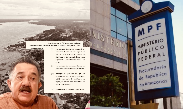 Bomba: pré-candidato a prefeito de Santo Antônio do Içá é investigado por corrupção e lavagem de dinheiro