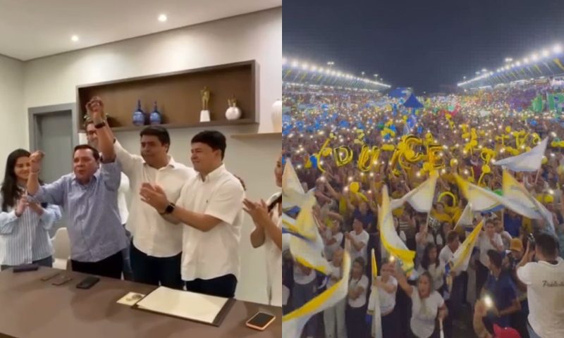 Adail Pinheiro agradece apoio, apresenta vice e lamenta at4que durante convenção: “atentado à democracia”