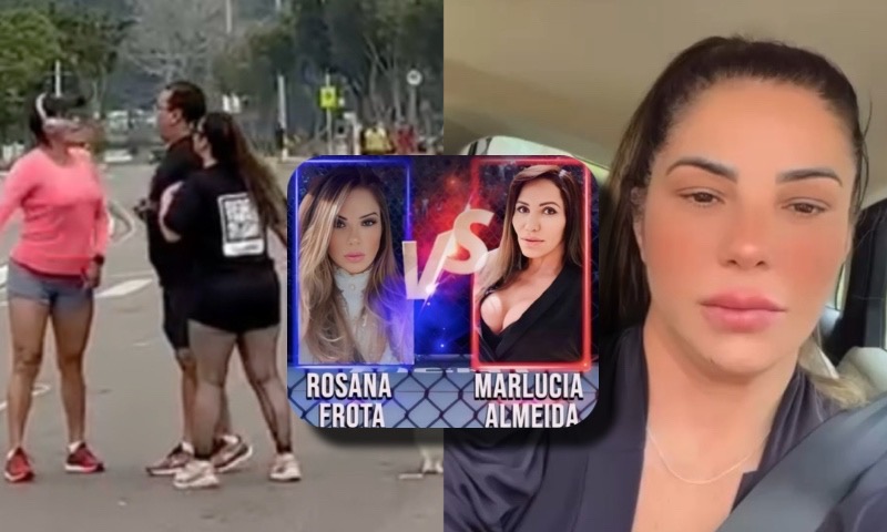 “Me chamou de v4gabunda e gorda”: Rosana Frota afirma que Marlúcia Almeida foi quem começou a confusão na Ponta Negra; veja vídeo