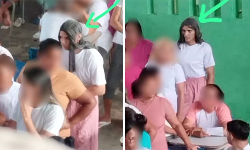 Bandidos tentam fugir de presídio disfarçados de mulher; veja