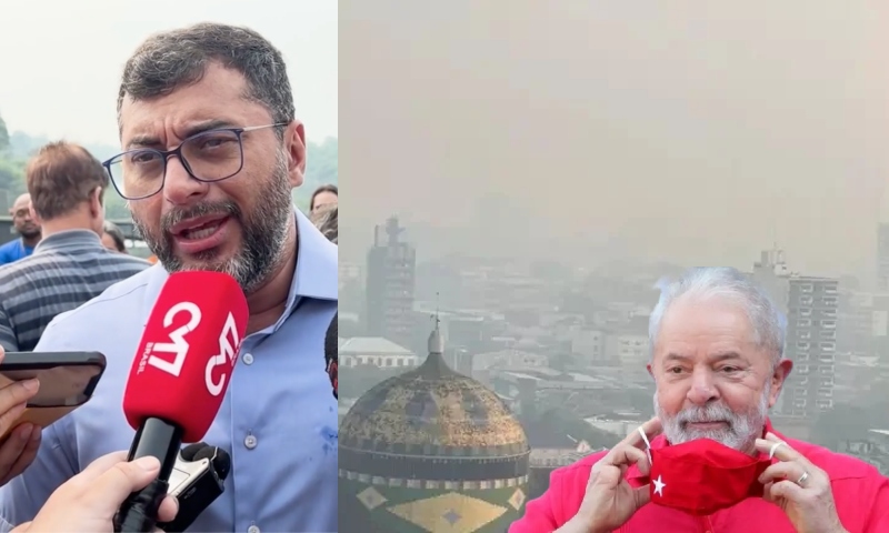 “Fumaceira em Manaus”: Governador Wilson Lima diz que ajuda do Governo Lula para combater queimadas é ‘incipiente’