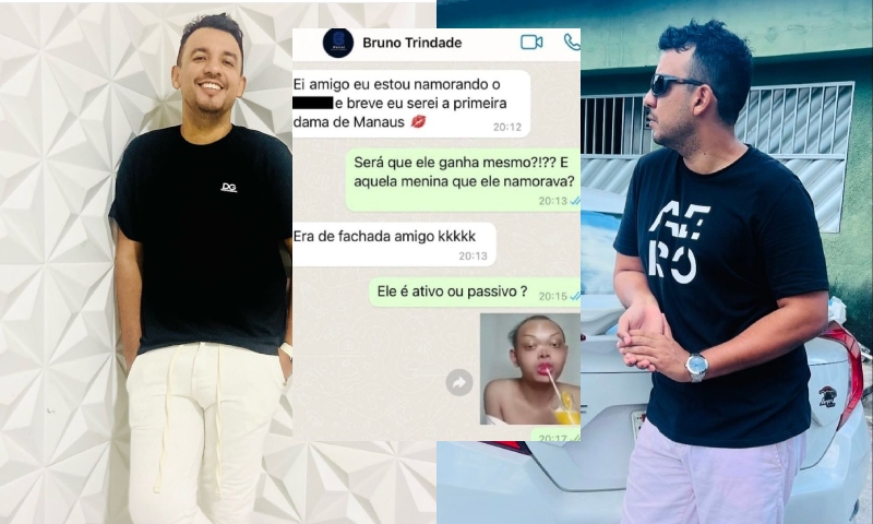 Bomba: blogueiro, suposto amante de candidato à prefeitura de Manaus, diz que será primeira-dama