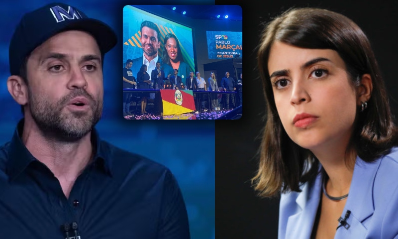 Marçal mostra hipocrisia de Tabata: “Inclusão? Por que você não tem uma vice negra? A minha é a Antonia de Jesus!”; veja vídeo