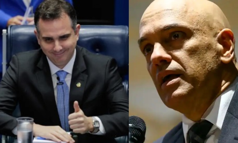 Rodrigo Pacheco “blinda” ministro Alexandre de Moraes e sinaliza que chance de impeachment é zero