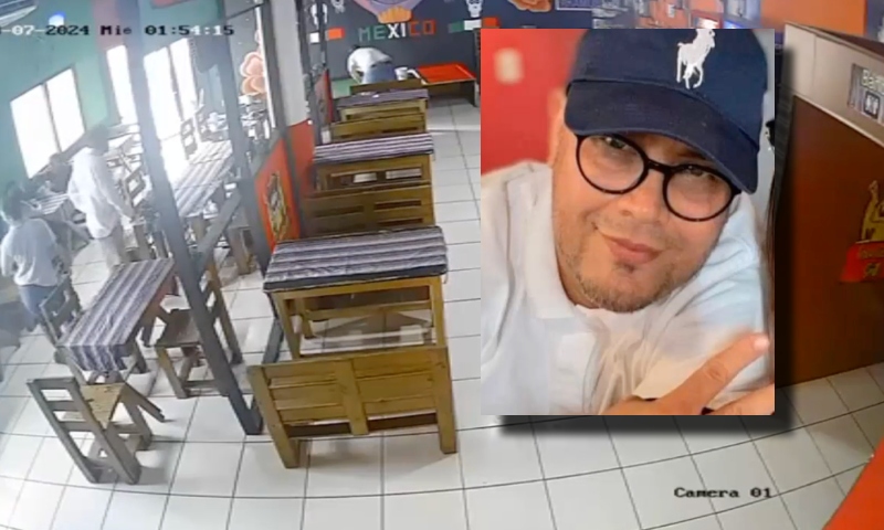 Veja momento que empresário é execut4d0 por falso cliente dentro do próprio restaurante