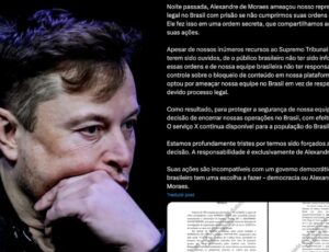Elon Musk é forçado a demitir funcionários do X no Brasil após perseguição do STF: "40 famílias desempregadas"