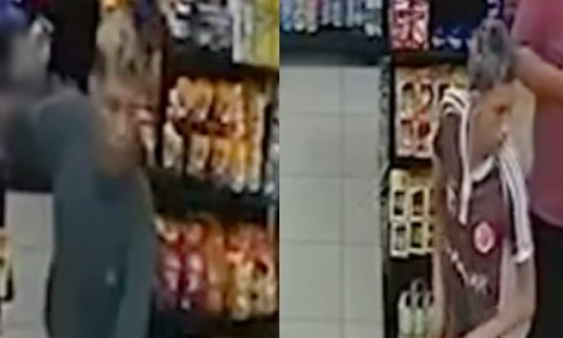 Vulgo “Louro” e “Cabrito” tocam o terror assaltando mercadinhos no Santa Etelvina; veja vídeo