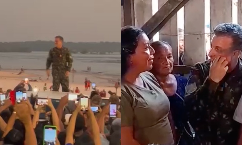 Luciano Huck desembarca em São Gabriel da Cachoeira para gravar programa emocionante; veja vídeos