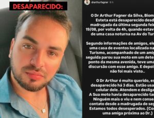 "Estão usando o celular dele, atendem e desligam. A moto sumiu também", dizem familiares de biomédico desaparecido em Manaus