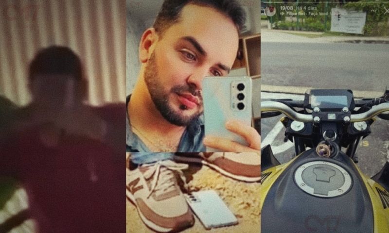 Camisa vermelha, celular e moto: ‘namorado’ de Biomédico teria deixado rastros de crime brut4l em Manaus