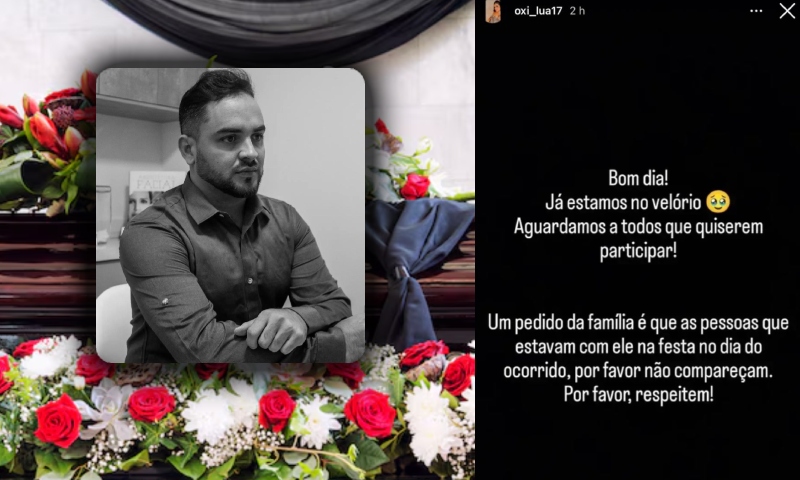 Familiares de Arthur Fagner proíbem amigos que estavam em festa na noite do desaparecimento de irem ao velório; veja vídeo