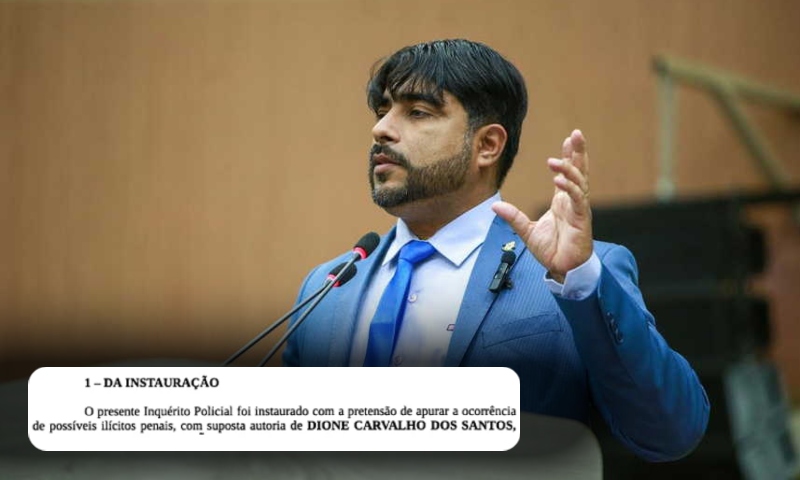 Vereador Dione Carvalho é indiciado pela PC-AM por suspeita de envolvimento em rachadinha