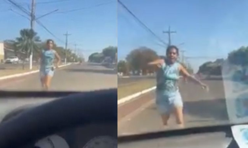 Tomada pela fúria, mulher at4ca carro de vereador com pedaço de p4u; veja vídeo