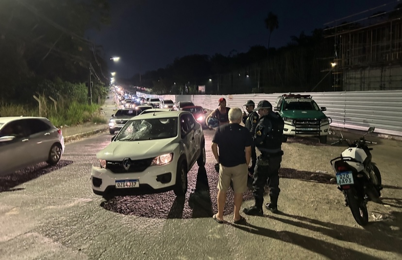 Do Hospital à Delegacia: idoso supostamente embriagado causa vários acidentes em Manaus