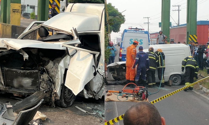 Acidente fat4l: m0rre motorista que ficou preso às ferragens na Torquato Tapajós