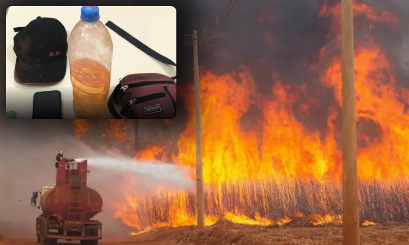 Preso por provocar incêndios em SP admitiu ser da facção PCC