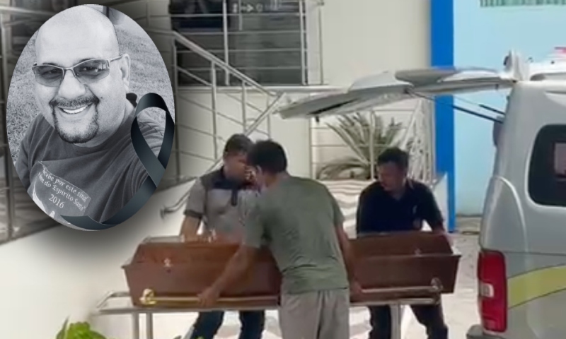 Velório de motorista que foi esp4ncado até a m0rte por motoqueiros é marcado por dor e revolta em Manaus; veja vídeo