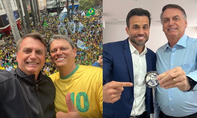 Tarcísio relata gesto positivo de Jair Bolsonaro a Pablo Marçal