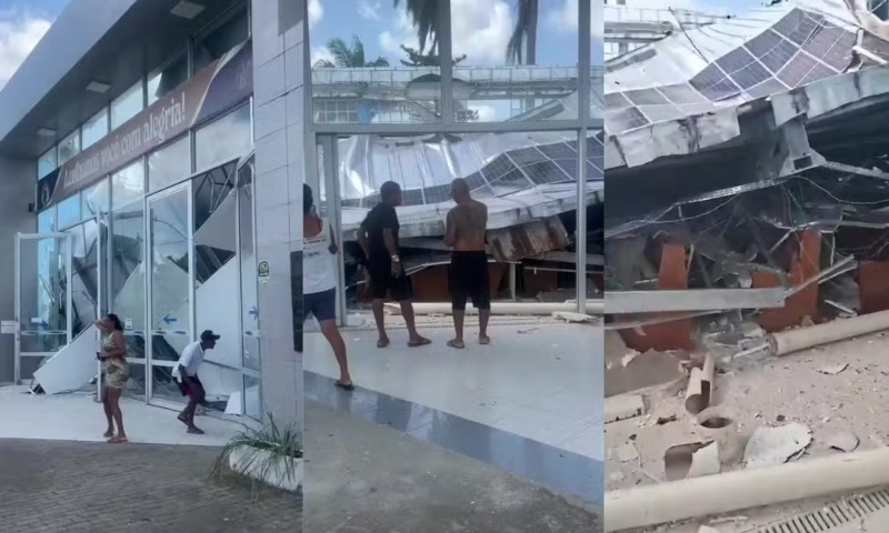 Urgente: teto de igreja des4ba durante distribuição de cestas básicas e deixa m0rtos e fer1dos; veja vídeos