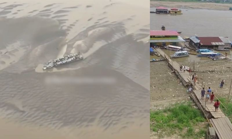 Seca já começa a prejudicar a economia do Amazonas; veja vídeo