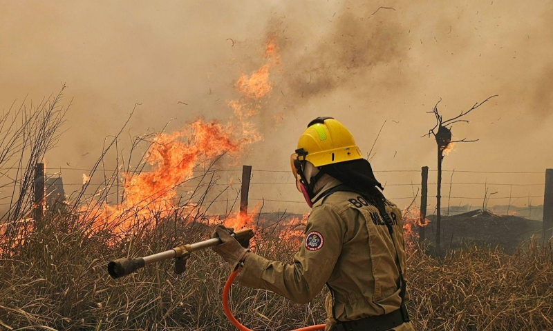 Em Boca do Acre, Operação Aceiro já combateu 2.132 focos de incêndios