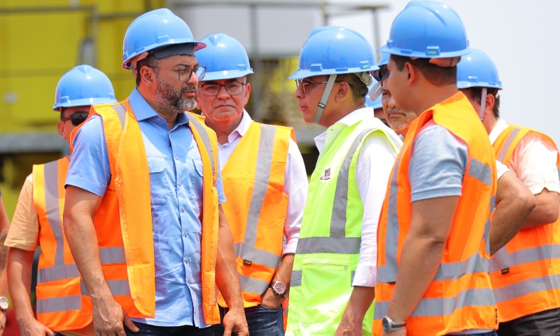 Em vistoria de portos, Wilson Lima destaca medidas do Governo do AM para garantir abastecimento da indústria e comércio