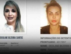 "A mãe tá enjaulada": polícia divulga foto de Deolane Bezerra presa