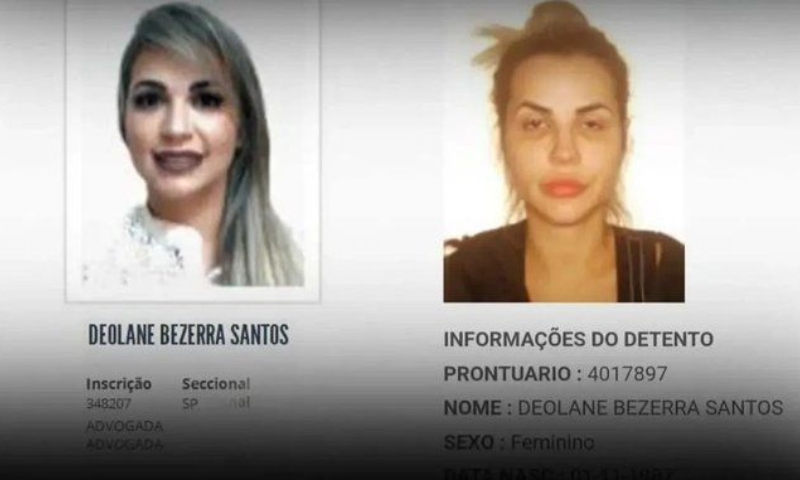 “A mãe tá enjaulada”: polícia divulga foto de Deolane Bezerra presa
