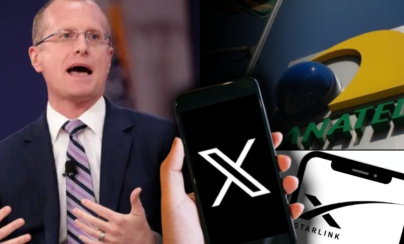 Chefe de comunicação dos EUA envia carta com críticas à Anatel após bloqueio X no Brasil